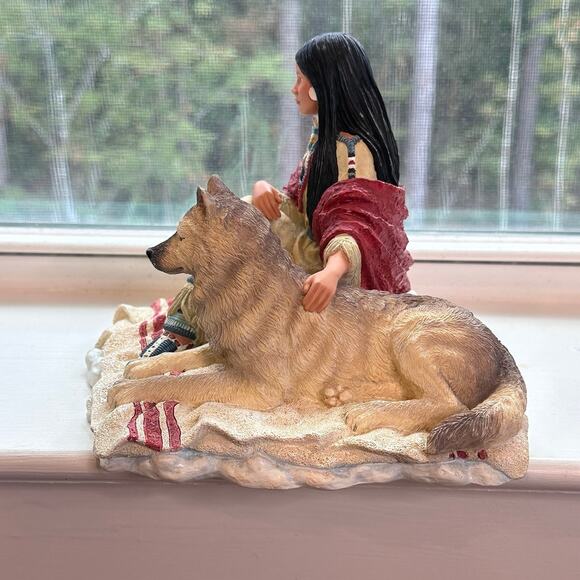 Snow Princess 1994 Princesses Of The Plains Sculpture Hamilton Collection - Picture 6 of 10